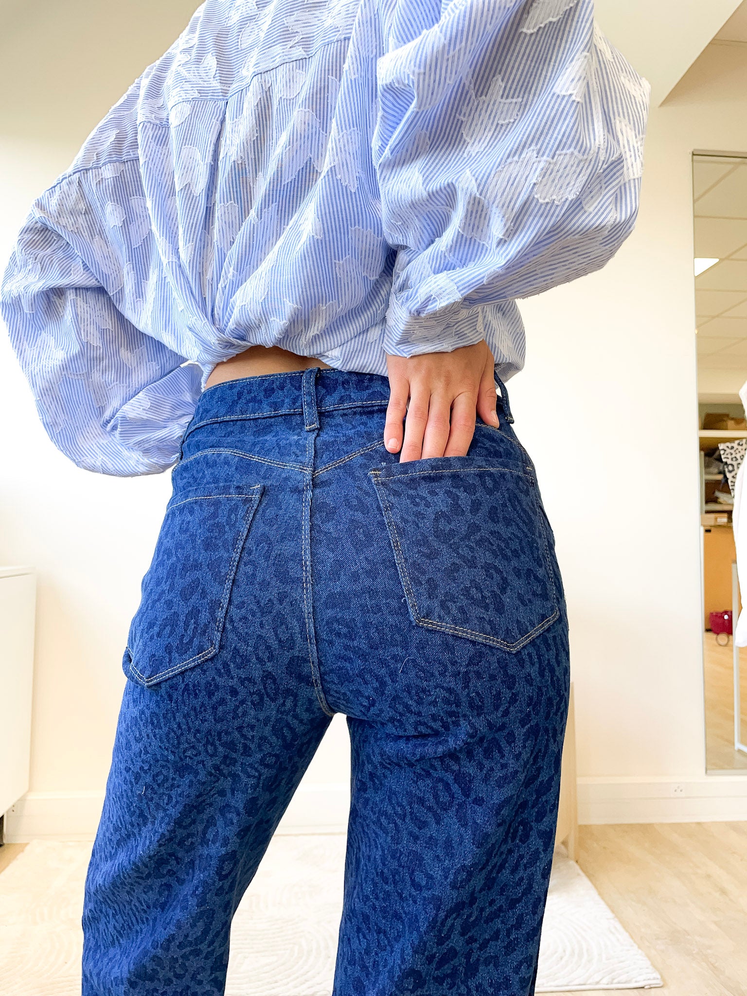 bruce - Jeans léopard