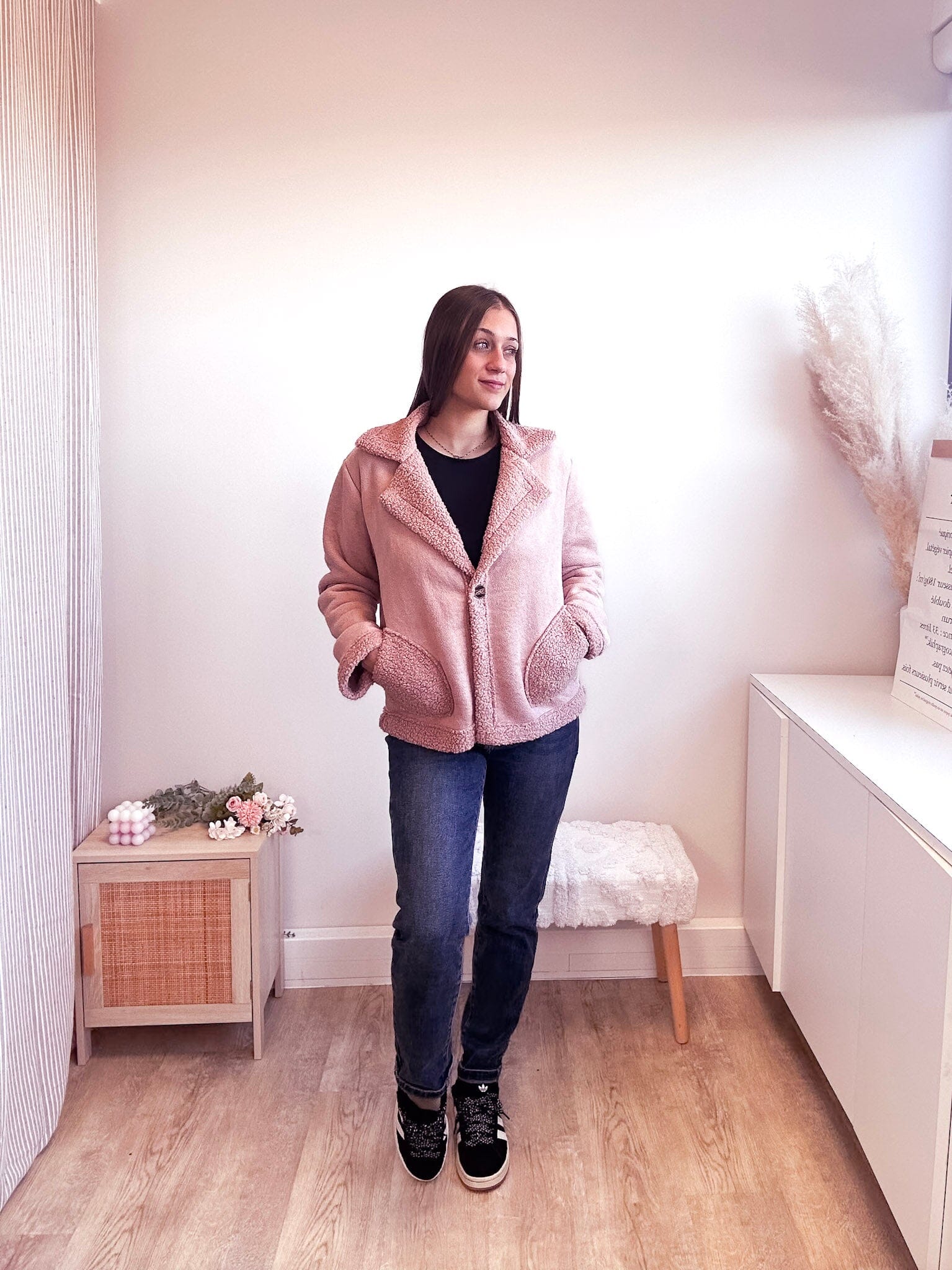 Chipie rose - Manteau rose-mood 