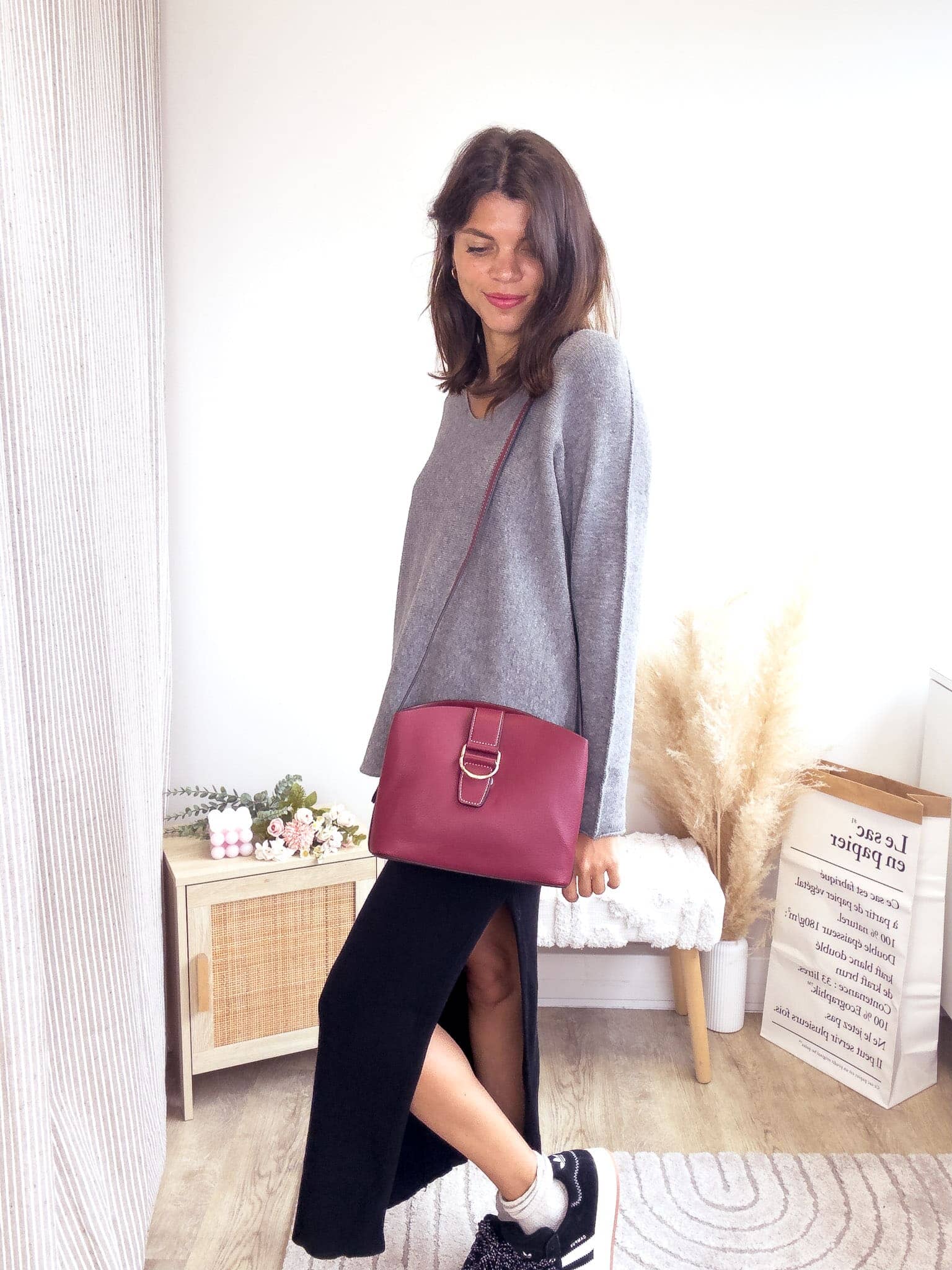 Lucette bordeaux - Sac rose-mood 