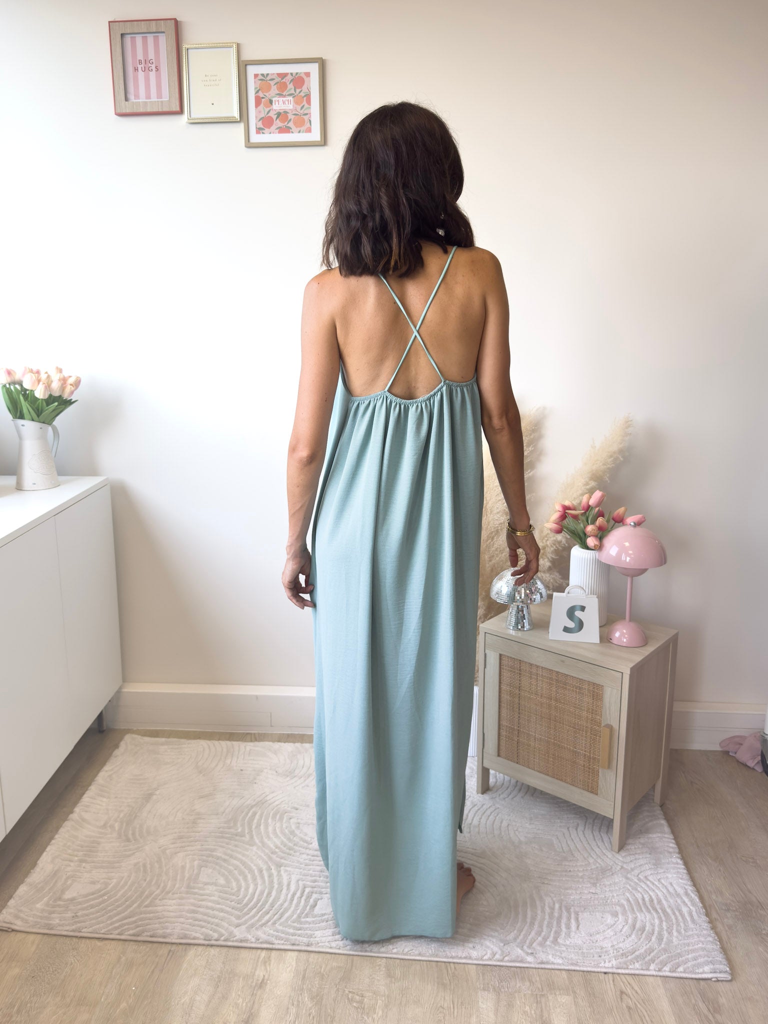 Zélie céladon 2369- Robe