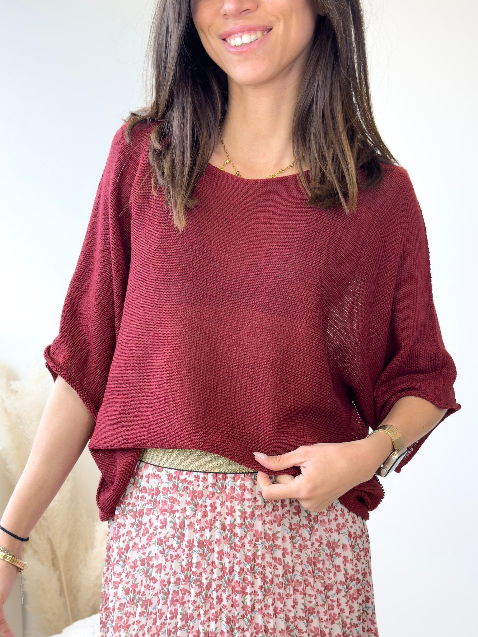 Gloria bordeaux 1520 - Pull