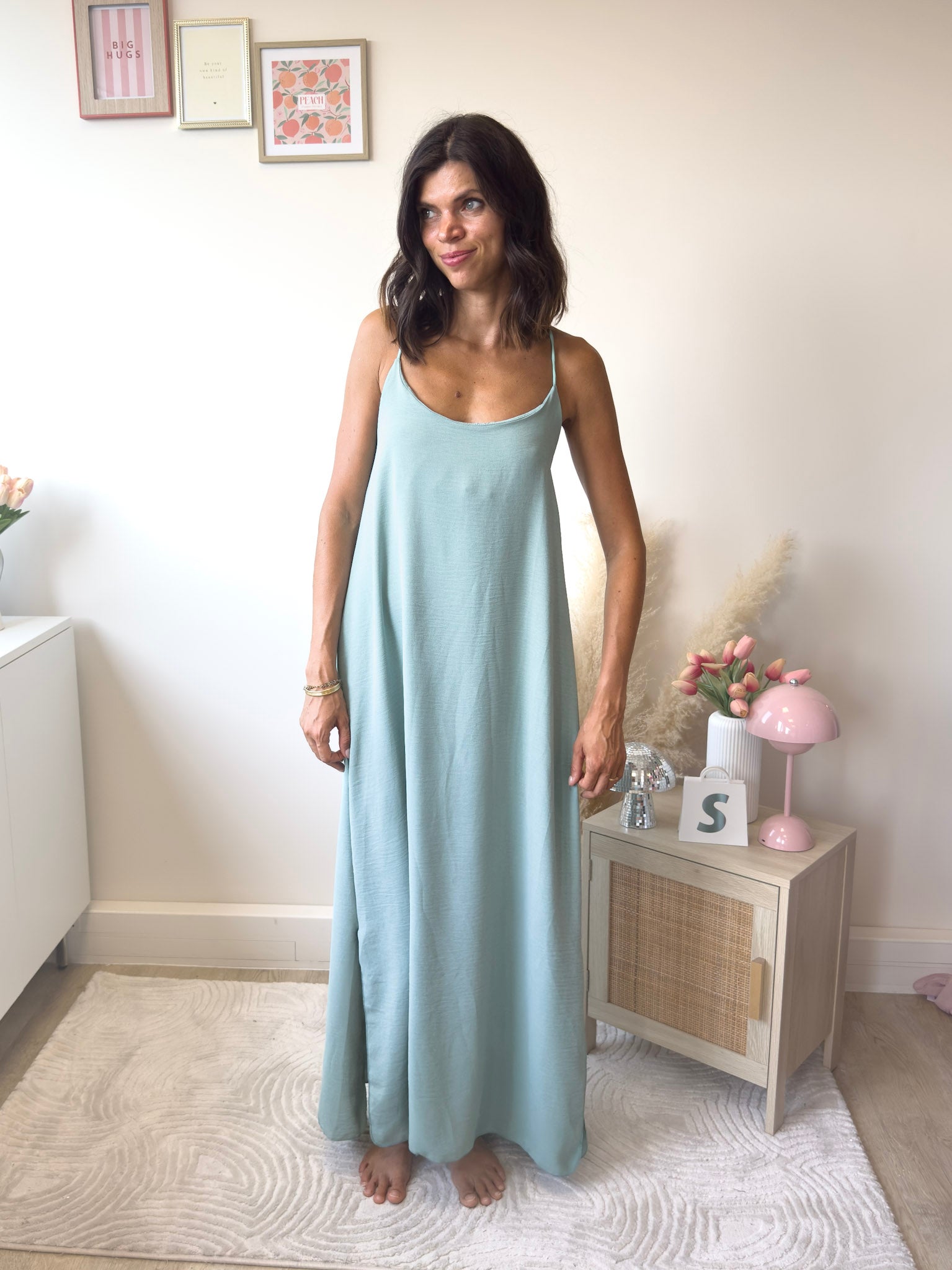 Zélie céladon 2369- Robe