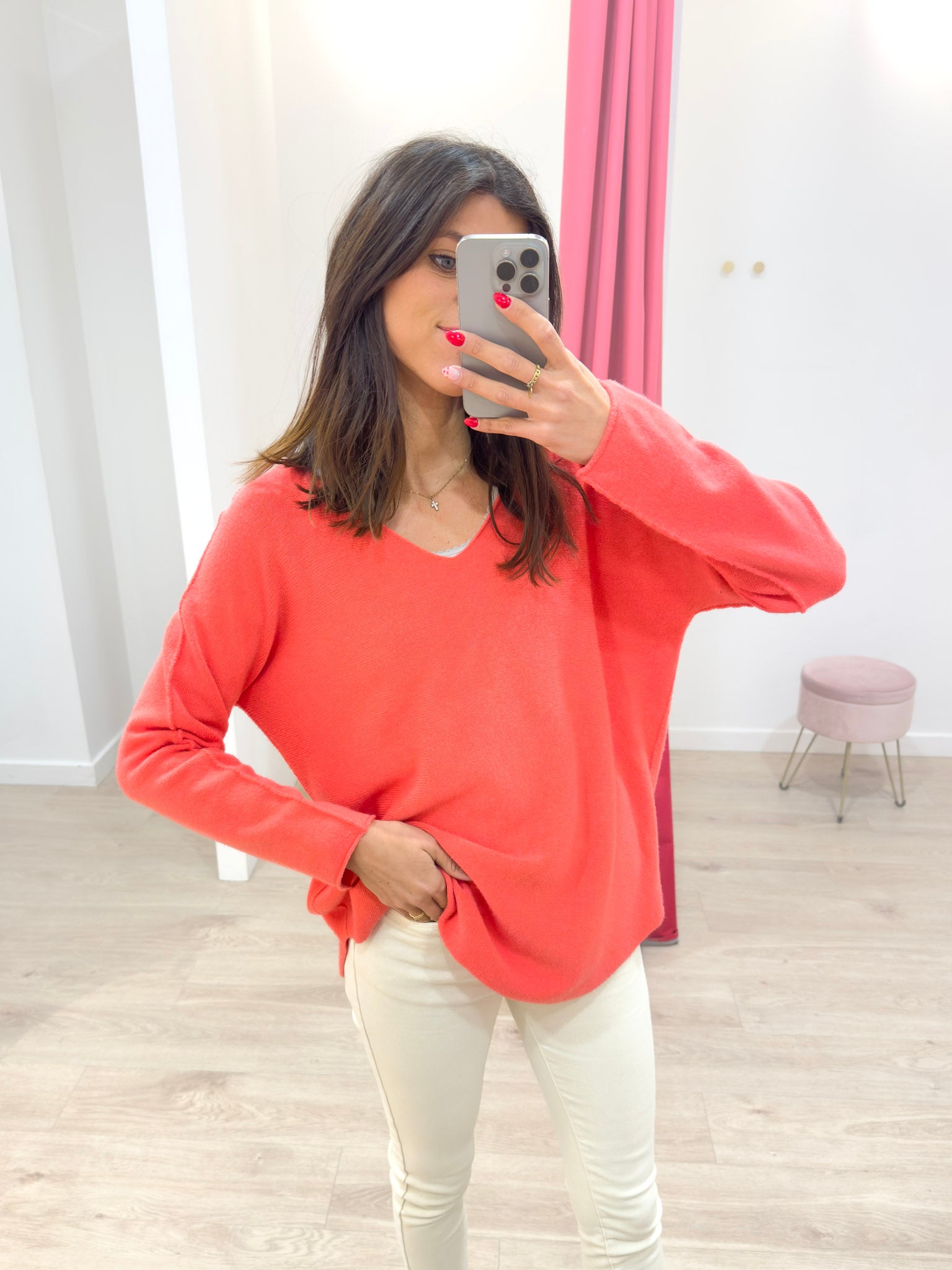 Julia corail 1309 - Pull