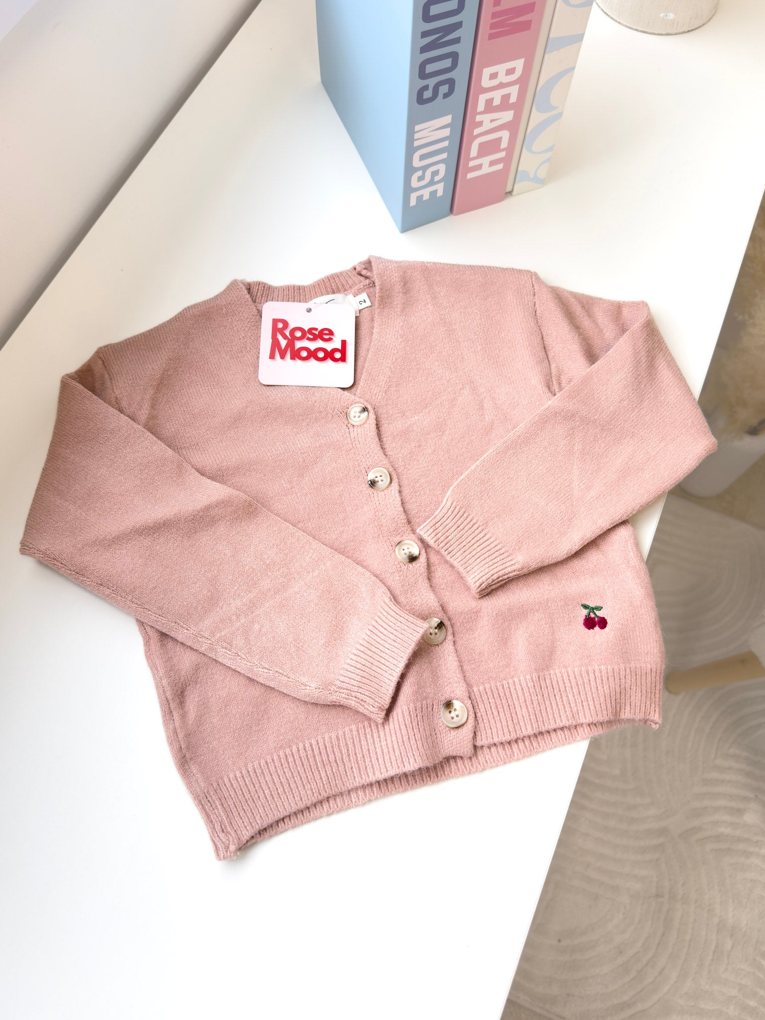 Gaya rose 1607 - Gilet cerise enfant