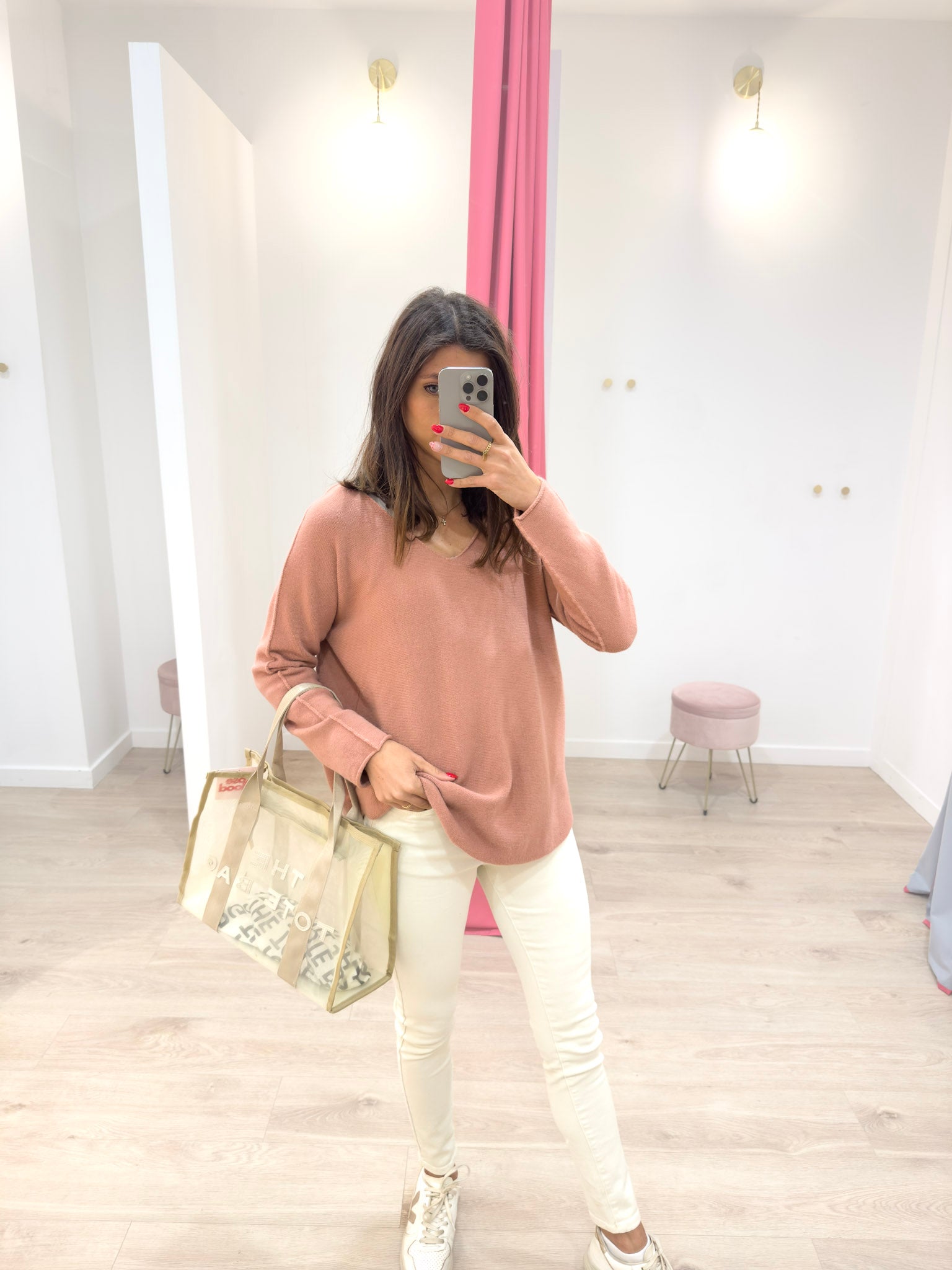 Julia vieux rose - Pull