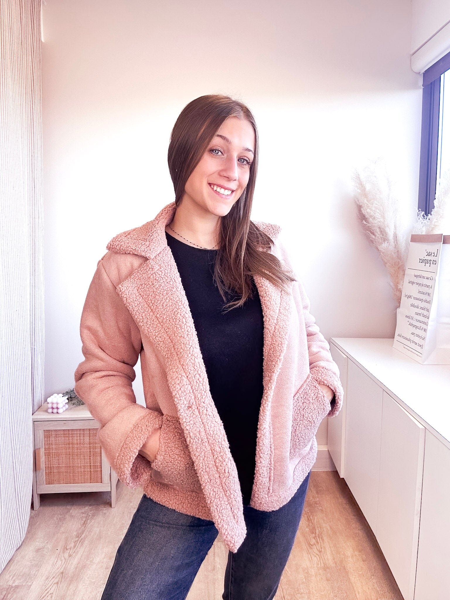 Chipie rose - Manteau rose-mood 