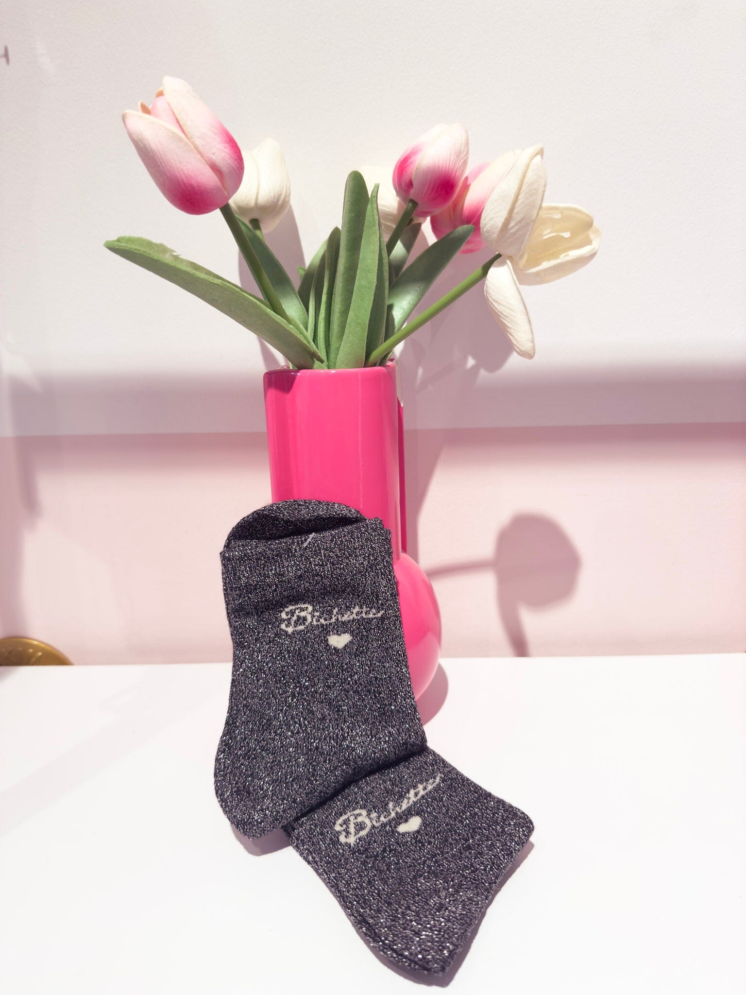 Bichette noir - Chaussettes rose-mood 