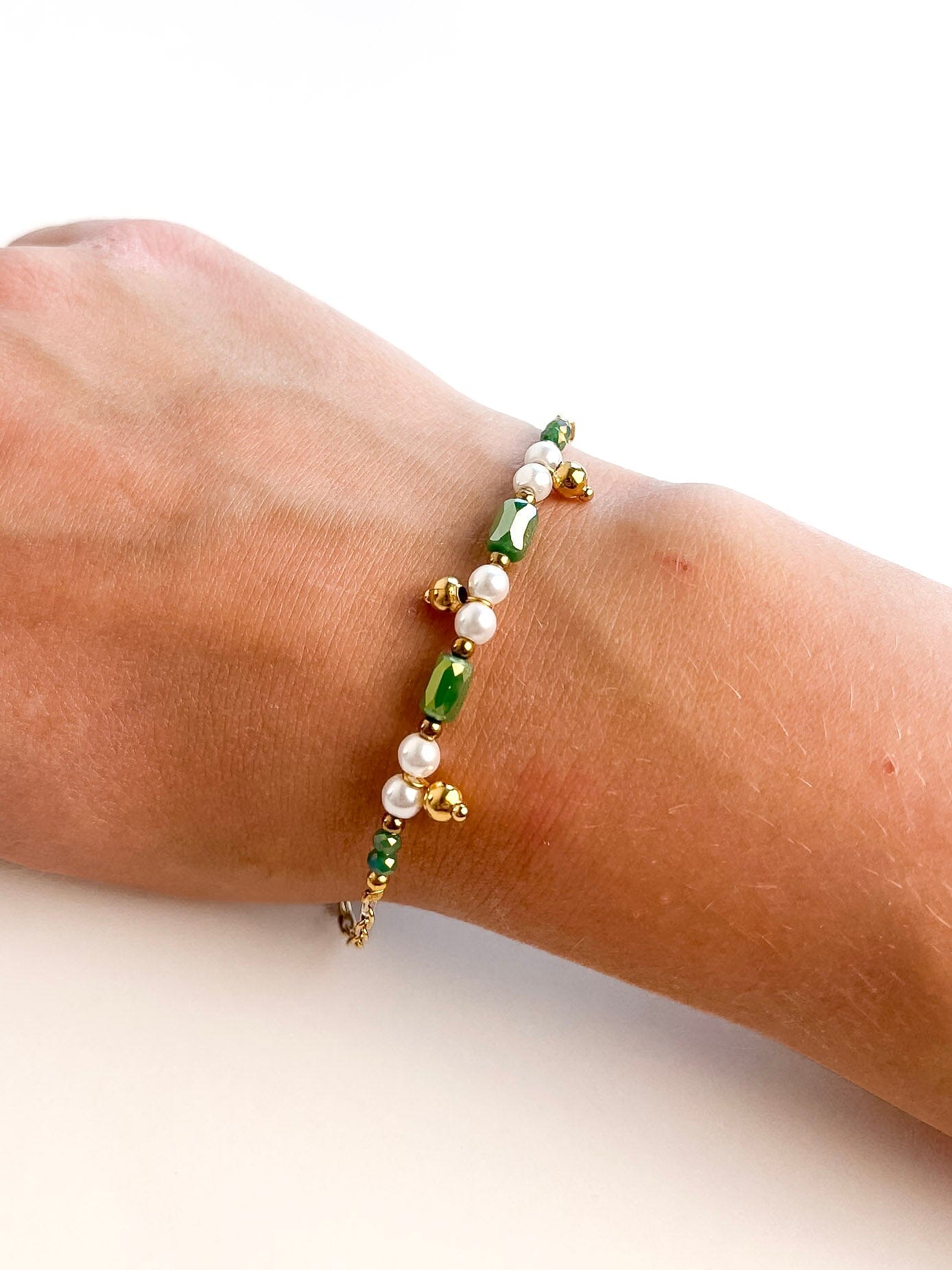 Vika vert - Bracelet rose-mood 