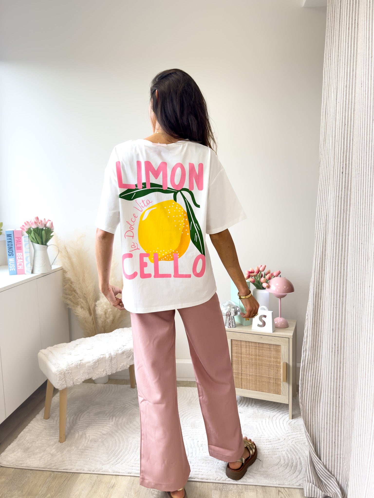Mélina rose - Tee-shirt limoncello
