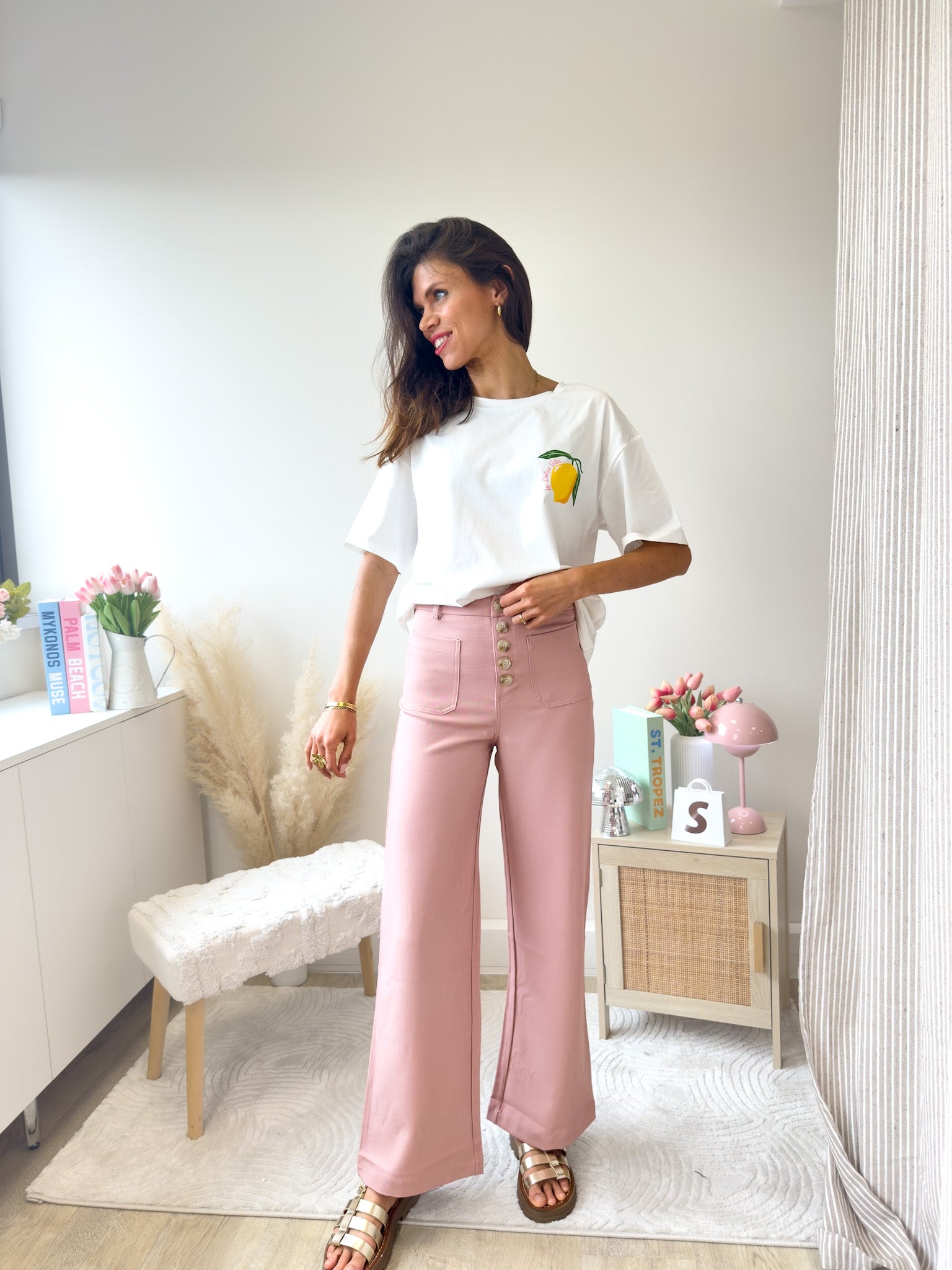 Diana rose 1830 - pantalon effet tailleur