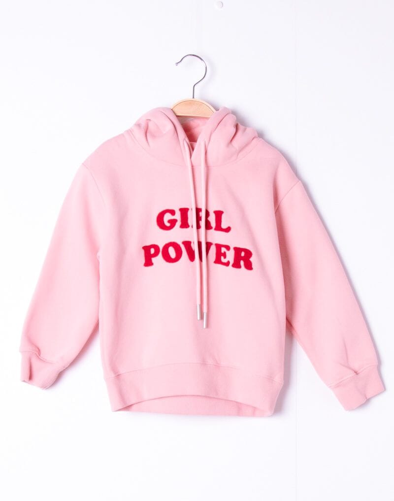 Juliette (enfant) - Sweat Girl power rose-mood 