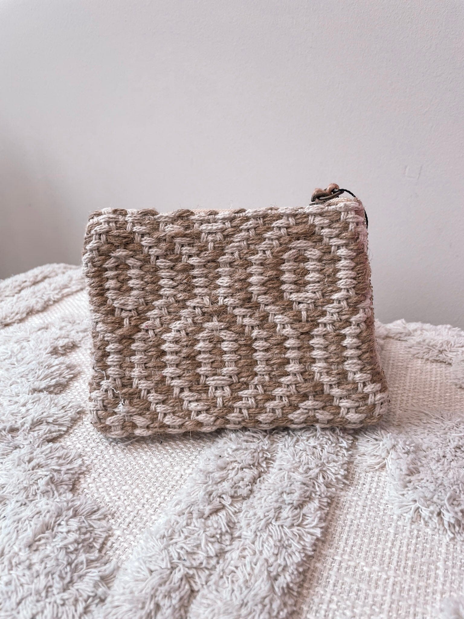 Pochette Oeil - Beige rose-mood 