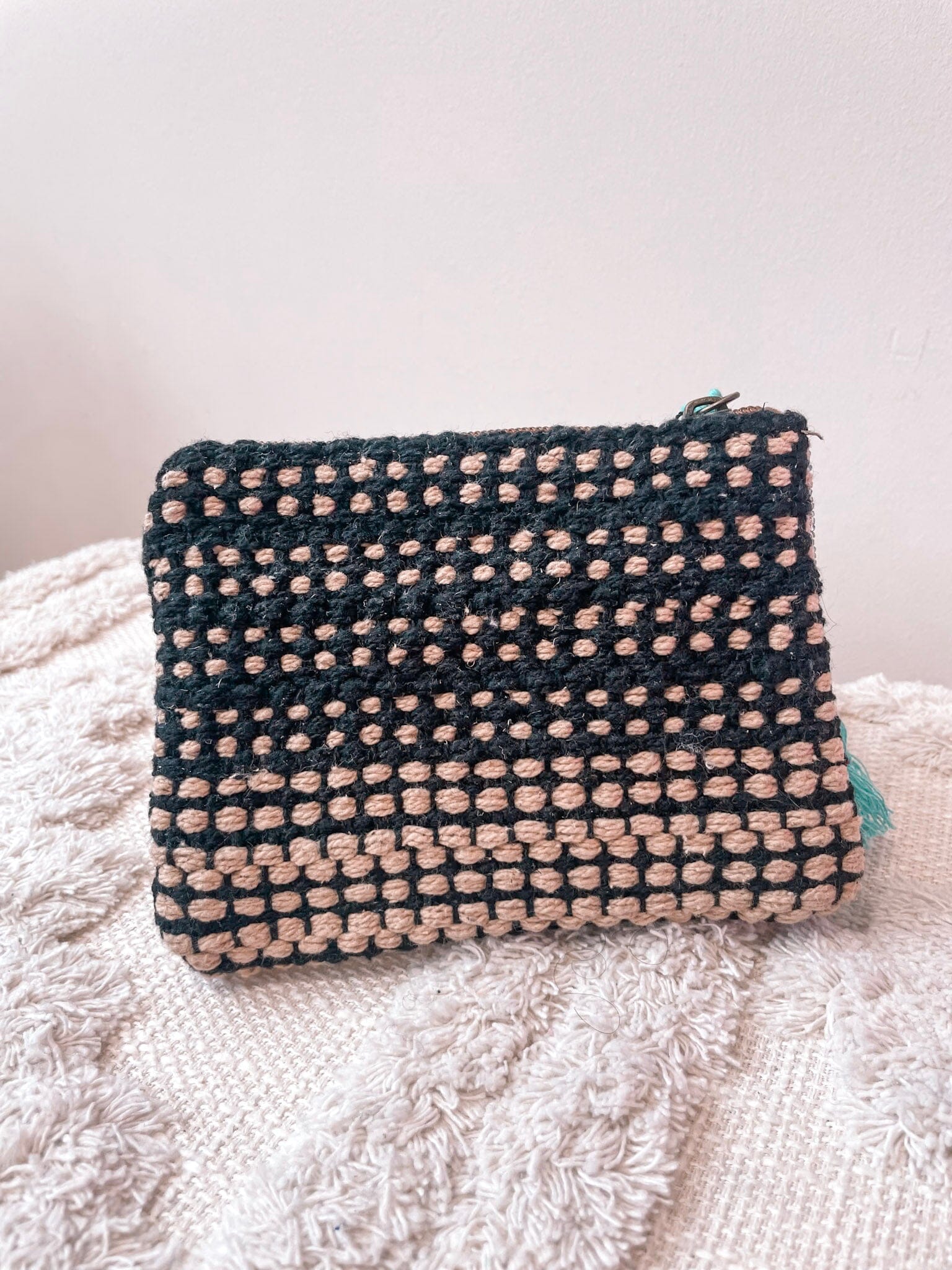 Pochette Oeil - Bleu Ciel rose-mood 